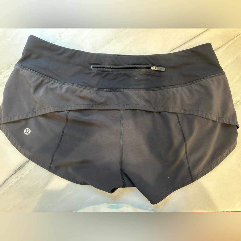 Lululemon 6 speed up shorts 2.5 inseam black